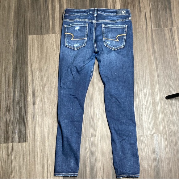 AMERICAN EAGLE OUTFITTERS women’s blue jeans - Picture 3 of 4